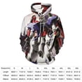 thumbnail image 2 of Mobile Suit Gundam Hoodie 3D Print Pullover Hooded Long Sleeve Sweatshirts Tops Blouse with Pocket for Mens Womens, 2 of 8