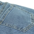 thumbnail image 5 of KIDSCOOL SPACE Girls Jeans, Big Little Kids Girl Elastic Waistband Inside High Stretch Denim Flared Pants,Light Blue, 7-8 Years, 5 of 6