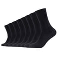 thumbnail image 1 of s.Oliver Calcetines Unisex, Paquete de 8 - Calcetines cortos, lisos Negro 43-46, 1 of 1