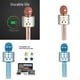 thumbnail image 2 of Cateissary Micrófono Bluetooth inalámbrico de mano para teléfono inteligente, altavoz para cantar, micrófono para el hogar, KTV, fiesta al aire libre Cables de audio/vídeo azul, 2 of 6