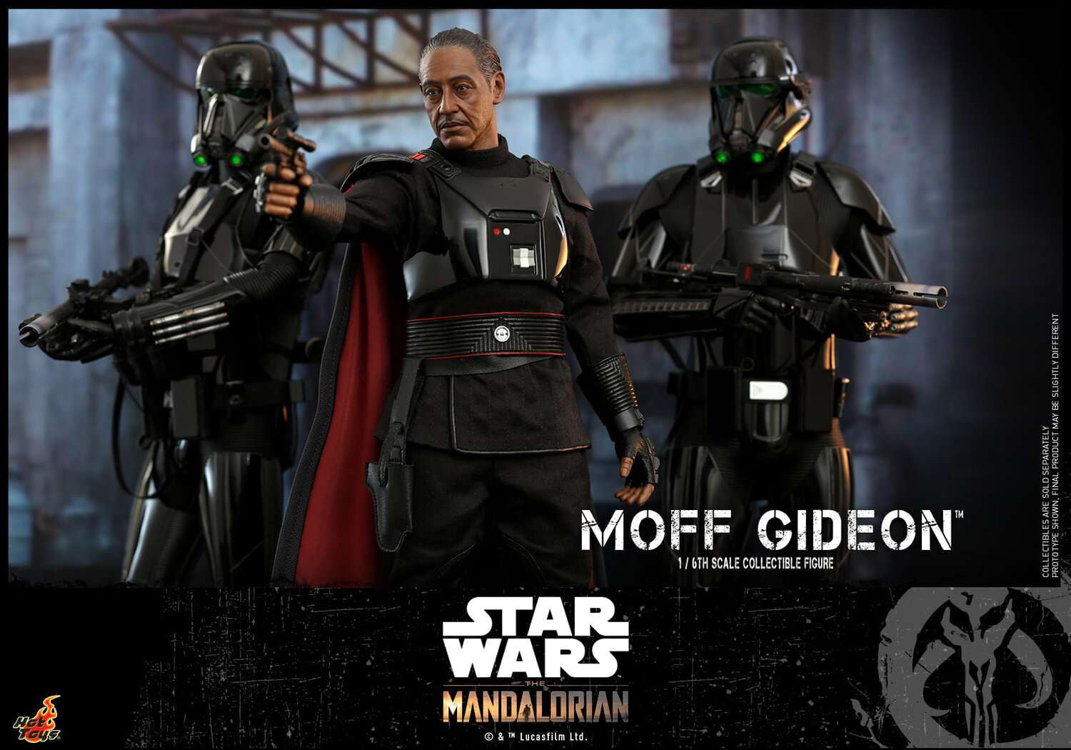 Figure Hot Toys TMS029 - Star Wars : The Mandalorian - Moff Gideon