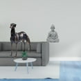 thumbnail image 2 of Estatua de perro de resina,Estatua de perro de resina con forma de animal,Escultura coleccionable para escritorio,decoración del hogar,Estatua de mono,Estatua de Buda Mono para Interiores y, 2 of 8