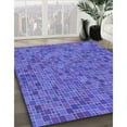 thumbnail image 2 of Ahgly Company Indoor Rectangle Patterned Sky Blue Dress Blue Area Rugs, 6' x 9', 2 of 6