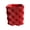 Red, variant on LUVNIMB Desktop Cup for Pens and Pencils, Striped Open Top Pen Holder, Compact Study Table Storage Cup for Daily Use