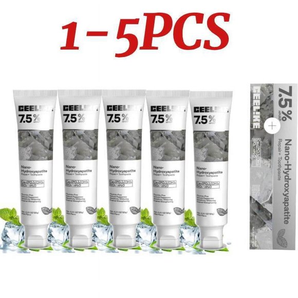 CEELIKE Hydroxyapatite Toothpaste–Enamel Strengthening&Sensitivity Whitening-1-5 NEW