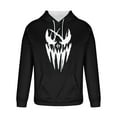 thumbnail image 4 of WXLWZYWL Funny Halloween Hoodies for Men Bat Design Shirt for Men with Pocket Drawstring Sweatshirt Hooded Costumes Pullover Tops Plus Size, 4 of 5