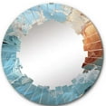 thumbnail image 2 of DESIGN ART Designart "Beach Photo Oceanic Rhythms VIII" Nautical & Beach Modern Wall Mirror 24in.x24in., 2 of 4