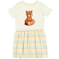 thumbnail image 3 of Inktastic Red Panda T-shirt Girls Toddler Dress, 3 of 5