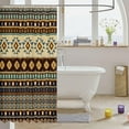 thumbnail image 5 of Southwestern Geometric Bath Curtain Boys Girls 72"x84" Southwestern Native Aztec Shower Curtain for Kids Waterproof Retro Exotic Boho Bathroom Shower Curtain Set Kids Bathroom Accessories, 5 of 6