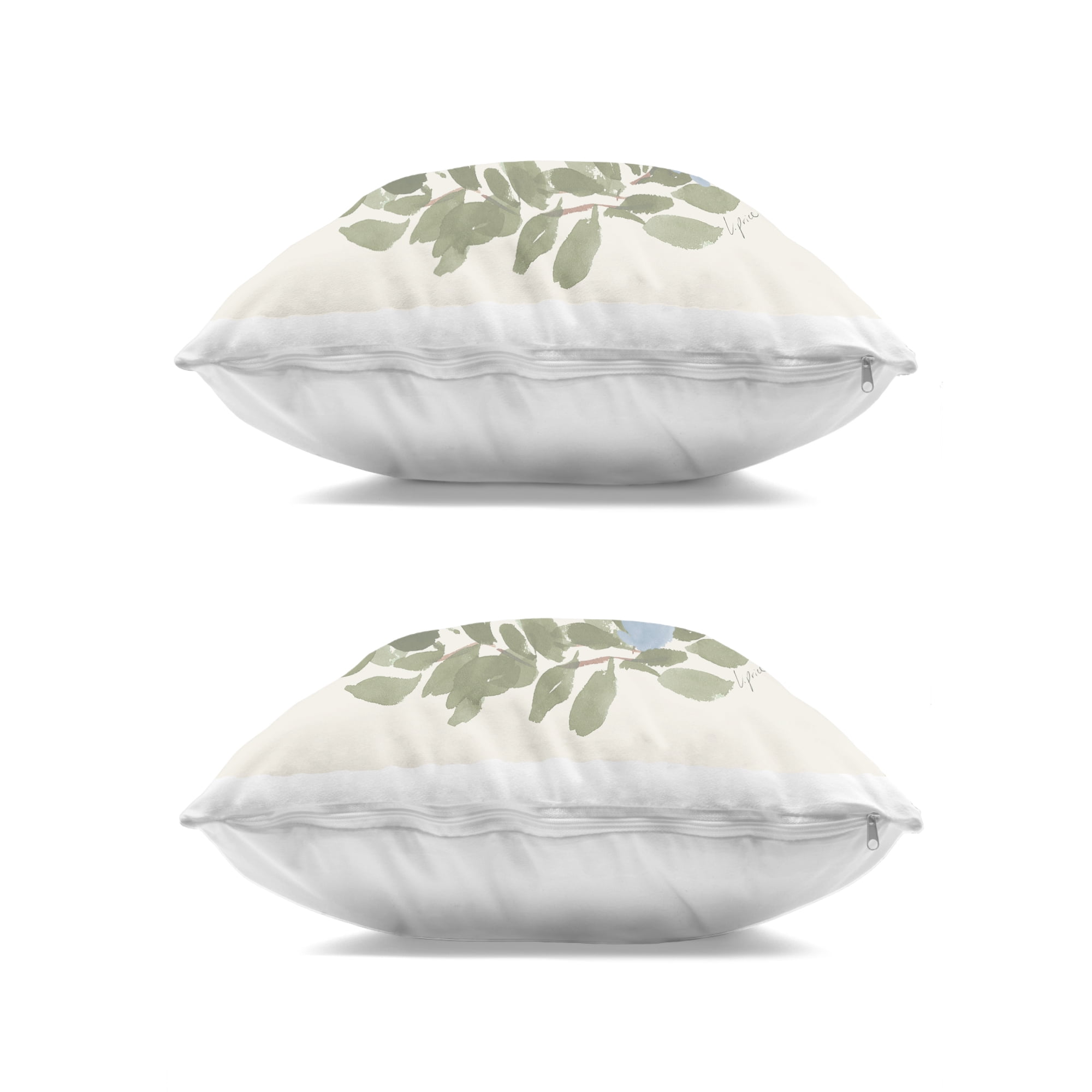 Stupell Industries Honey Bees with Wreaths 2 Piece Decorative Printed Throw Pillow Set, design by Lucille Price