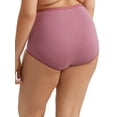 thumbnail image 3 of Women's Vanity Fair 15318 Perfectly Yours Tailored Cotton Brief Panty (Berry Glaze 10), 3 of 3