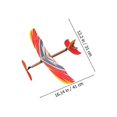 thumbnail image 3 of 10 Pcs Jouets Avion Modèle Biplan à Bande Élastique pour Enfants (Style Aléatoire), 3 of 4