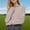 Pink, variant on Abomasnow Cropped Long Sleeve Tops for Women Oversized Crewneck Striped Print Basic Tee Fall Fashion Y2K Pullover Tops 2025