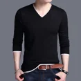 thumbnail image 2 of Suéteres de cuello en V para hombre, sudaderas coreanas de otoño Emo de alta calidad, ropa de calle de lujo informal Y2k, talla ST, camiseta para hombre, 2 of 5