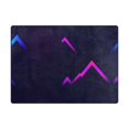 thumbnail image 3 of Colorful Abstract Lines 80''x58'' Extra Large Plush Memory Foam Rug, Soft, Absorbent, Non Slip, 3 of 7