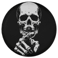 thumbnail image 3 of Lotusprinthandmade Skull Spare Tire Cover With Backup Camera Hole, Skull Wheel Cover for Spare Tire, 3 of 7