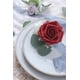 thumbnail image 5 of Flores artificiales Floroom, rosas falsas de espuma de color rojo oscuro (25 unidades), 5 of 6