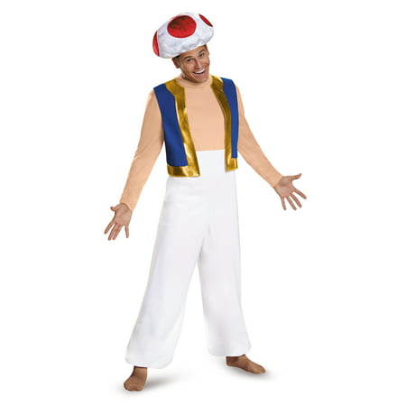 Men's Toad Deluxe Costume - Super Mario Brothers