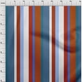 thumbnail image 4 of oneOone Cotton Jersey Brown Fabric Stripes Sewing Material Print Fabric By The Yard 58 Inch Wide, 4 of 4