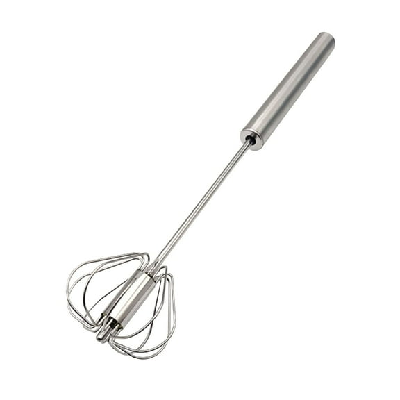 10-Inch Non-Rust Egg Whisk Blender - High-Quality Semi-Automatic Mixer for Eggs, Batter, and Cocktails
