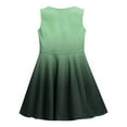 thumbnail image 7 of Feancey Summer Tank Dresses for Girls High Waist Swing A-Line Dress Sleeveless Gradient Beach Sundresses Pleated Flowy Dance Dress Green 13 Years, 7 of 7