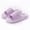 Purple, variant on Women's Fashion Casual Summer New Thick-Soled Wave Comfortable Wear Indoor Bathroom Slippers
