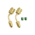 thumbnail image 2 of 2 PCS R410A Adapter 5/16 SAE Female Quick Couplers to 1/4 SAE Male Flare Brass, 2 of 10