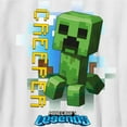 thumbnail image 2 of Boy's Minecraft Legends Creeper Graphic Tee White Medium, 2 of 4