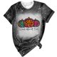 thumbnail image 1 of Tops Para Mujer Camisas Casuales Blusas Moda Causal Cuello en V Impresión Manga Corta Odeerbi  ODB152623, 1 of 5