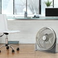 thumbnail image 6 of Lasko 20" 3-Speed Cooling Air Circulator Floor & Wall Mount Fan, Gray (2 Pack), 6 of 6