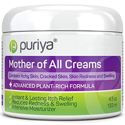 Puriya Cream For Eczema, Psoriasis, Rosacea, Dermatitis, Shingles and
