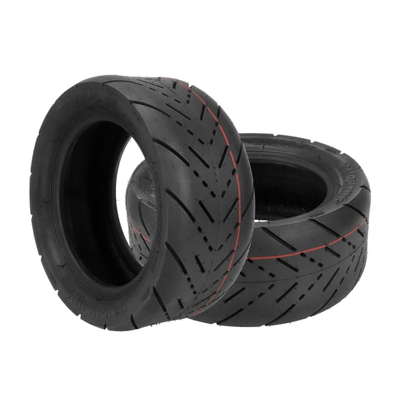 ZAITUO 2pc 90/55-6 10" Rubber Explosion-proof Tubeless Tire 90/55 Tyre Replace for Kaabo VSETT Kugoo, Yume hawk 10X3.0, 80/65-6, 255x80 Electric Scooter  Wheel Parts
