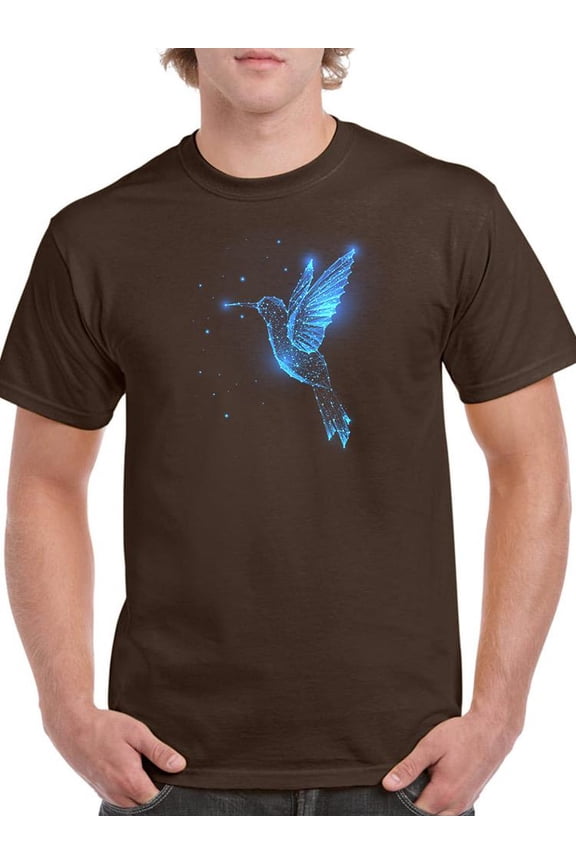 Neon Colibri T-Shirt Men -Image by Shutterstock, Male Large