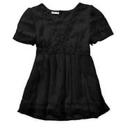 mary-kate and ashley brand - Girls' Chiffon Top with Lace Trim