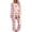 Beige, variant on Bixock Pajamas for Women Valentines Pajamas Random Print Long Sleeve Top With Pocket 3/4 Length Pants 2 Piece Loungewear Set Sleepwear