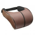 thumbnail image 4 of Almohada Para El Cuello Del Coche Zulema Almohada De Espuma Viscoelástica Marrón Negro, 4 of 8