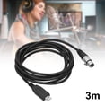 thumbnail image 3 of Cable de micrófono cable blindado No es necesario instalar un controlador USB a XLR hembra para cable de micrófono hembra, 3 of 8