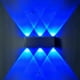 thumbnail image 3 of Toystoory Lámpara LED inteligente acrílica a prueba de polvo para interiores, lámparas de noche impermeables, luces montadas en la pared resistentes al Iluminación y accesorios Azul 6W Toystoory HA073632-05, 3 of 6
