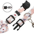 thumbnail image 3 of LAICAIW Breakaway Cat Collar with Bells-2 Pack Cat Collar with Bells, Cat Collars with Bandana, Accessories for Pet Collars, Adjustable for Cats and Small Dogs (Pink Flower), 3 of 6