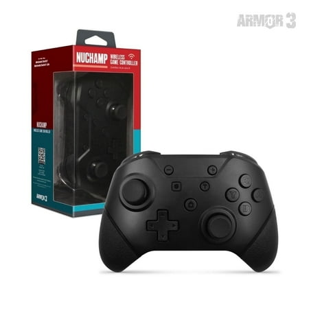 "NuChamp" Wireless Game Controller For Nintendo Switch®/Nintendo Switch® Lite (Black) - Armor3