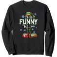 thumbnail image 1 of Funny Elf Christmas Funny Cute Christmas - Sudadera de Navidad, 1 of 5