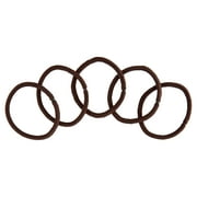 Goody Ouchless® Brown Hair Elastics, No Metal Gentle Hair Ties, 30 Ct