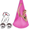 thumbnail image 1 of Paño de yoga antigravedad, tela de yoga aérea hamaca columpio de yoga para yoga antigravedad, ejercicios de inversión 400 * 280 cm rosa Jormftte LN-2266-8, 1 of 2
