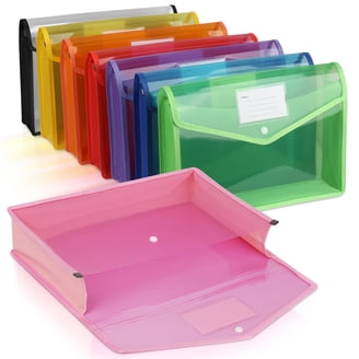 Universal Transparent Deluxe Locking Project Files with CD-ROM