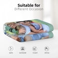 thumbnail image 5 of Custom Blanket with Photos Text Personalized Blankets for Adults-Customized Picture Blanket Throw for Dad Mom Woman Friends Couple Boyfriend Girlfriend Mom Best Friend on Fathers Mothers Day 50"X40", 5 of 6