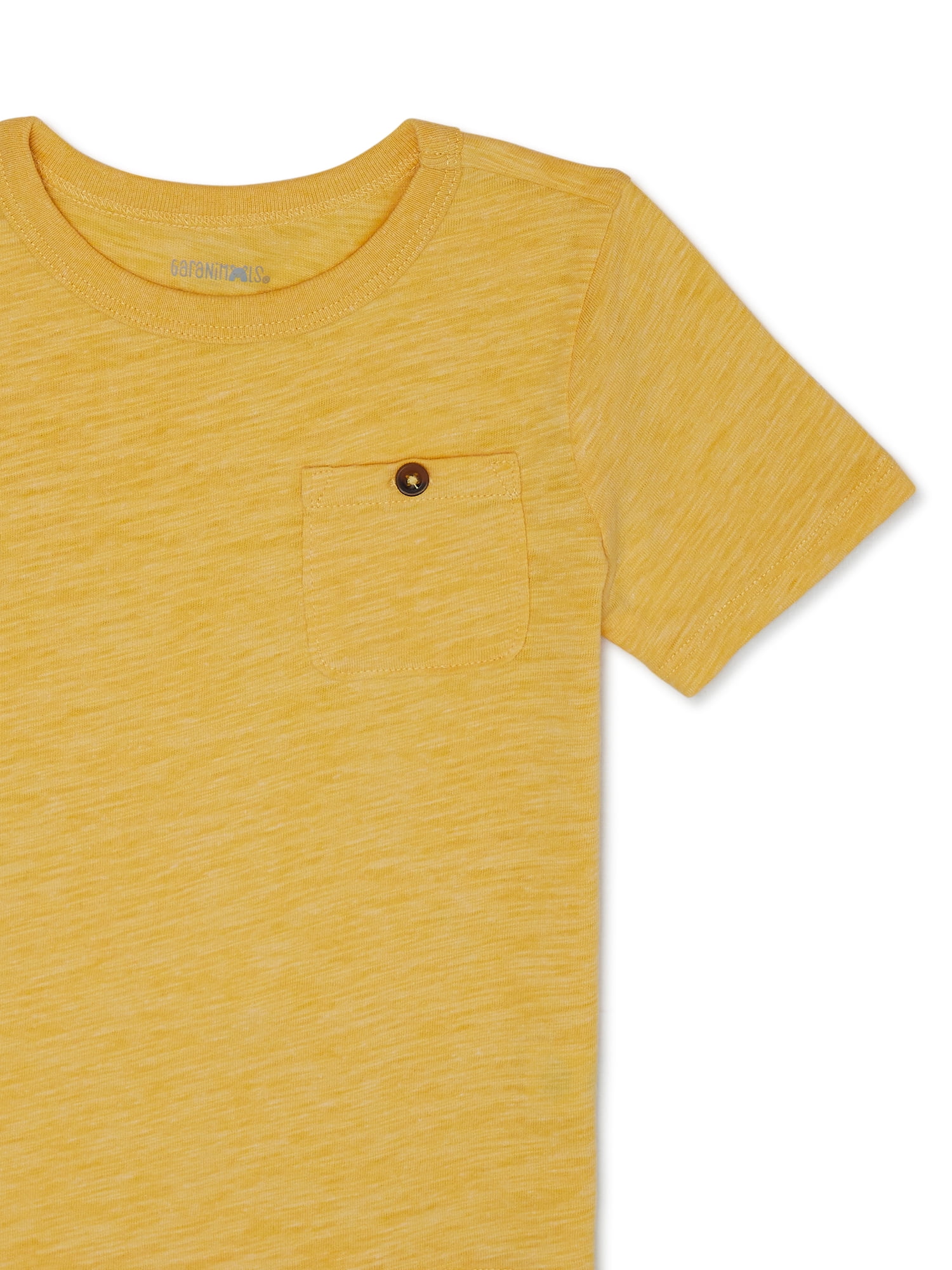 Garanimals Toddler Boys Pocket Tee with Short Sleeves, Sizes 18M-5T