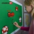 thumbnail image 5 of Creative QT - Large Play-Up Building Brick Play Wall Panel, 24”x34” - Pre-Assembled Makerspace Furniture - Compatible with All Major Brands of Building Bricks - Vertical Building Surface - Green, 5 of 6