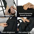 thumbnail image 4 of TEETER Steel Inversion Table with Comfort Cushion for Back Pain, Black, 4 of 10