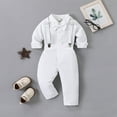 thumbnail image 2 of VNKIDY Baby Boys Outfits Sets Casual O-Neck Long Sleeve Shirt And Pants 3 Piece Suit Toddler Comfortable Soft Breathable Outfits Sets Daily Wear Summer Fall Comfort, 2 of 7