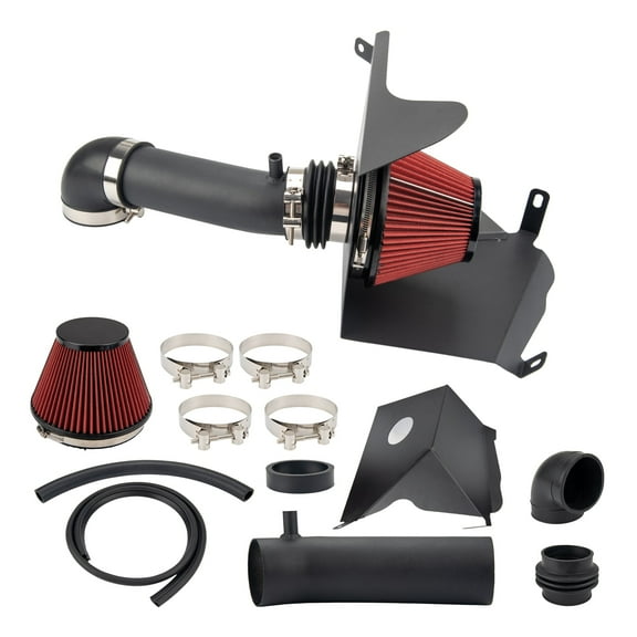 3 inch Cold Air Intake System Kit & Heat Shield Replacement for 1991-2001 Cherokee 4.0L L6, 1991-2001 Cherokee XJ 2.5L L4